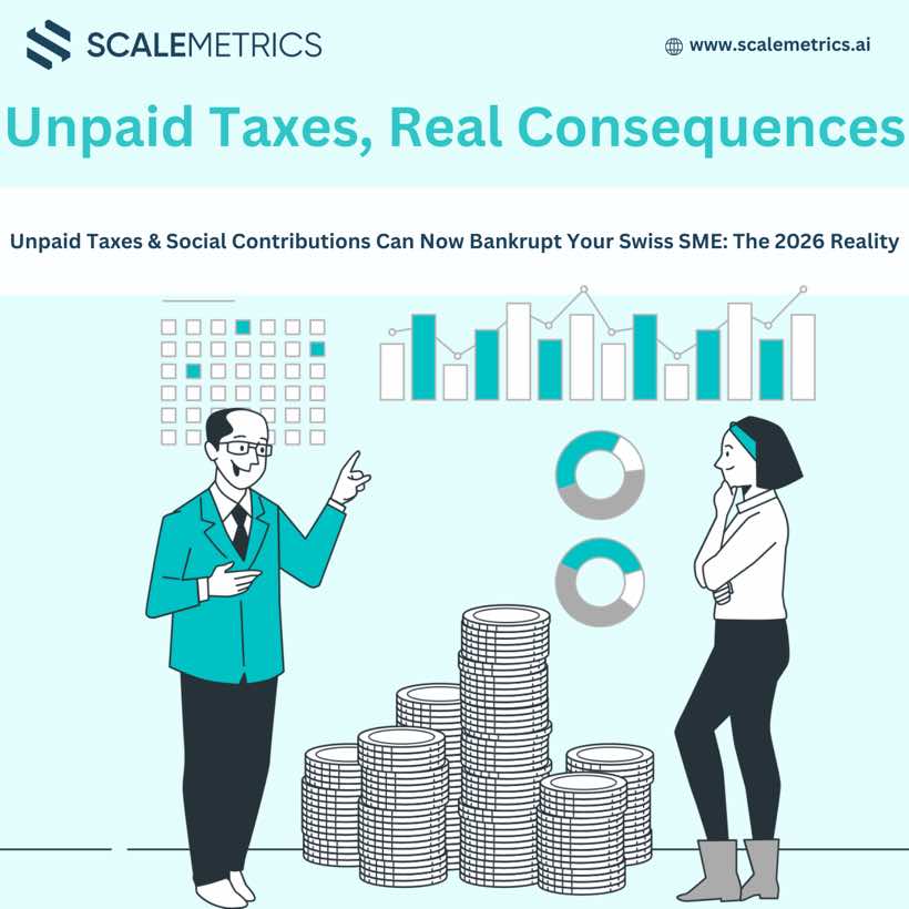 Unpaid taxes and social contributions can now bankrupt a Swiss SME in 2026